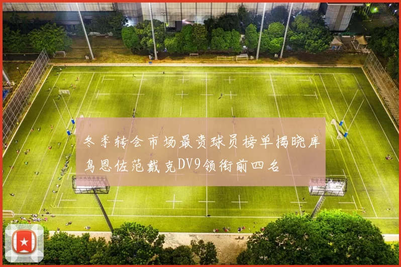 冬季转会市场最贵球员榜单揭晓库鸟恩佐范戴克DV9领衔前四名